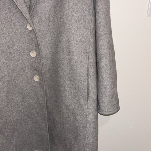 Banana Republic woman’s gray wool coat size XXLARGE - Picture 2 of 8